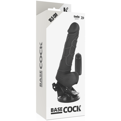 VIBRADOR REALISTICO 18.5 CM -O- 4CM BASECOCK - CONTROL REMOTO NATURAL
