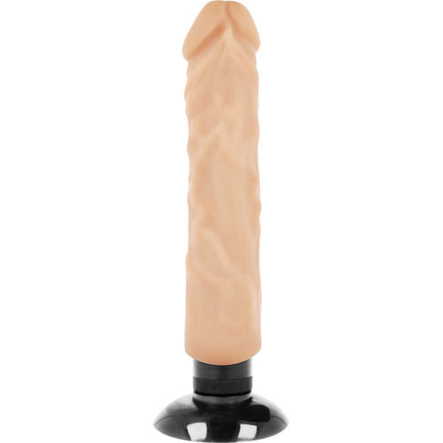 VIBRADOR REALISTICO CON VENTOSA 20 X 4CM BASECOCK - 2-1