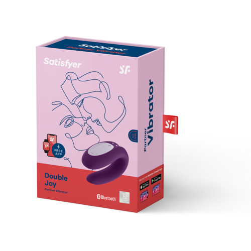 VIBRADOR U PARA PAREJAS CON APP SATISFYER - DOUBLE JOY