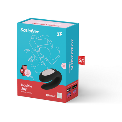 VIBRADOR U PARA PAREJAS CON APP SATISFYER - DOUBLE JOY