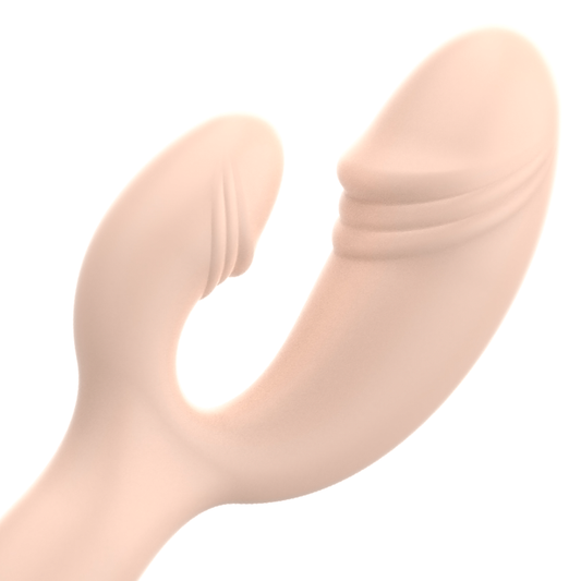 VIBRADOR REALISTICO RABBIT OHMAMA - CLASSIC FLESH XMAS EDITION