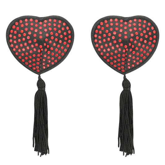 CUBRE PEZONES COQUETTE CHIC DESIRE - ROJO / NEGRO