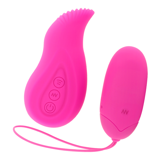 HUEVO VIBRADOR MORESSA - EDGAR SET DUO  REMOTO Y MANDO CON VIBRACIÓN INCORPORADA PREMIUM SILICONE CONTROL REMOTO