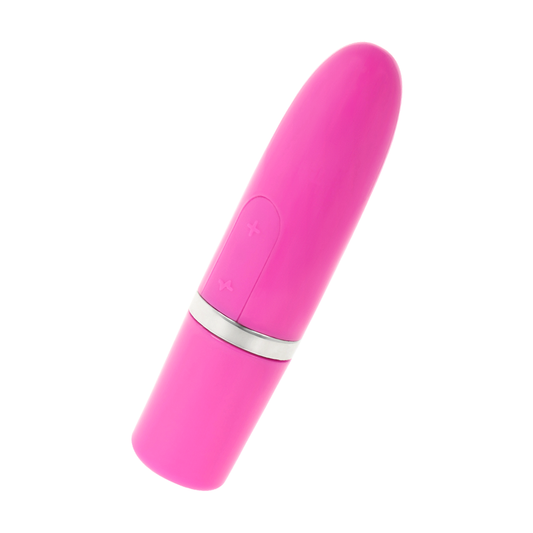 BALA VIBRADORA MORESSA - IVY  MASAJEADOR SIMULADOR LABIAL DE VIAJE ROSA