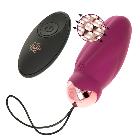 HUEVO VIBRADOR RITHUAL - SITA  CONTROL REMOTO ROTACIÓN DE PERLAS + VIBRACIÓN