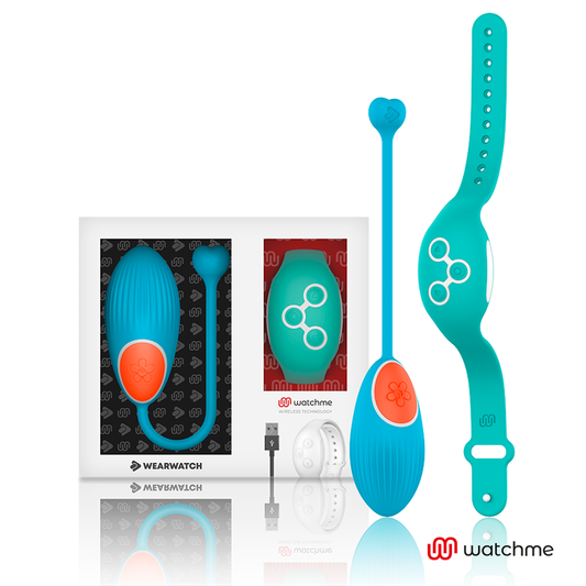 HUEVO VIBRADOR WEARWATCH -  CONTROL REMOTO TECHNOLOGY WATCHME AZUL / AGUAMARINA