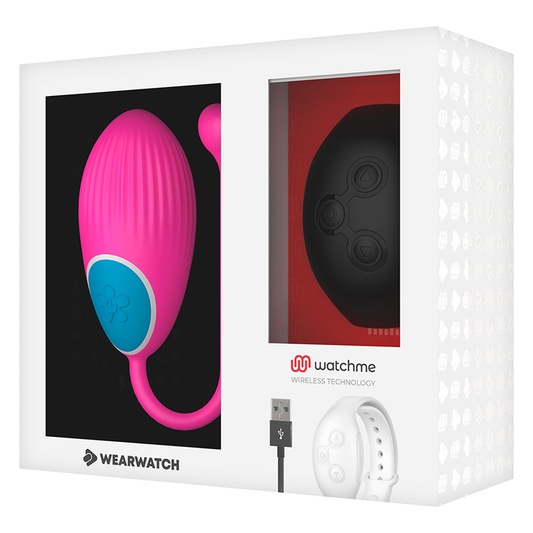 HUEVO VIBRADOR WEARWATCH -  CONTROL REMOTO TECHNOLOGY WATCHME FUCSIA / AZABACHE