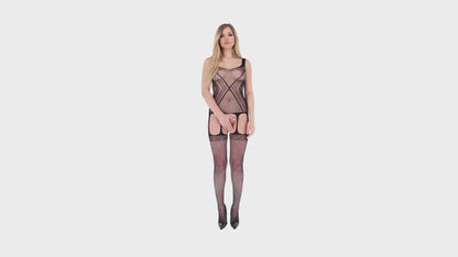 PASSION - ECO COLLECTION BODYSTOCKING ECO BS007 NEGRO