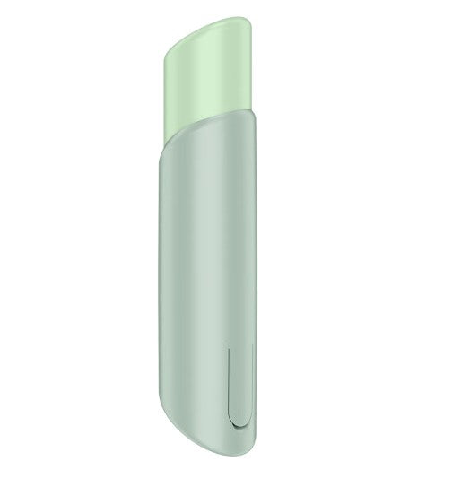 ESTIMULADOR ONDAS DE PRESIÓN DISCRETO SATISFYER - NAUGHTY KISS VERDE AGUA