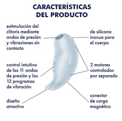 SEAL YOU SOON ESTIMULADOR Y VIBRADOR ONDAS DE PRESIÓN SATISFYER