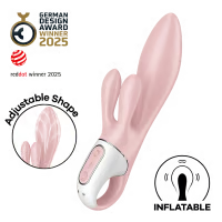 SATISFYER - AIR PUMP BUNNY 3 INFLABLE VIBRADOR RABBIT ROSA