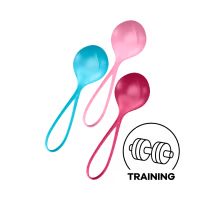 SATISFYER - LOVEBALLS TRAINING SET DE 3 STRENGTHENING BALLS BOLAS DE 57GRS + 73GRS + 86GRS